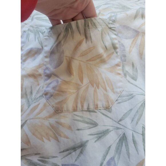 Pendeleton Short Sleeve Collared Button Down Tropical Shirt Size L Vacation - Picture 4 of 7